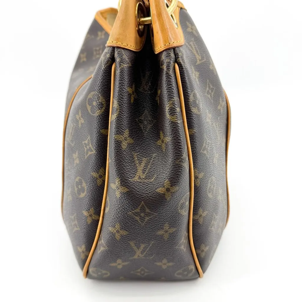 Louis Vuitton Monogram Galliera PM Shoulder Bag Brown Canvas Good - Box View