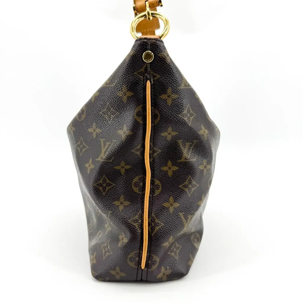Louis Vuitton Monogram Sully PM Brown Canvas Very good - Model View