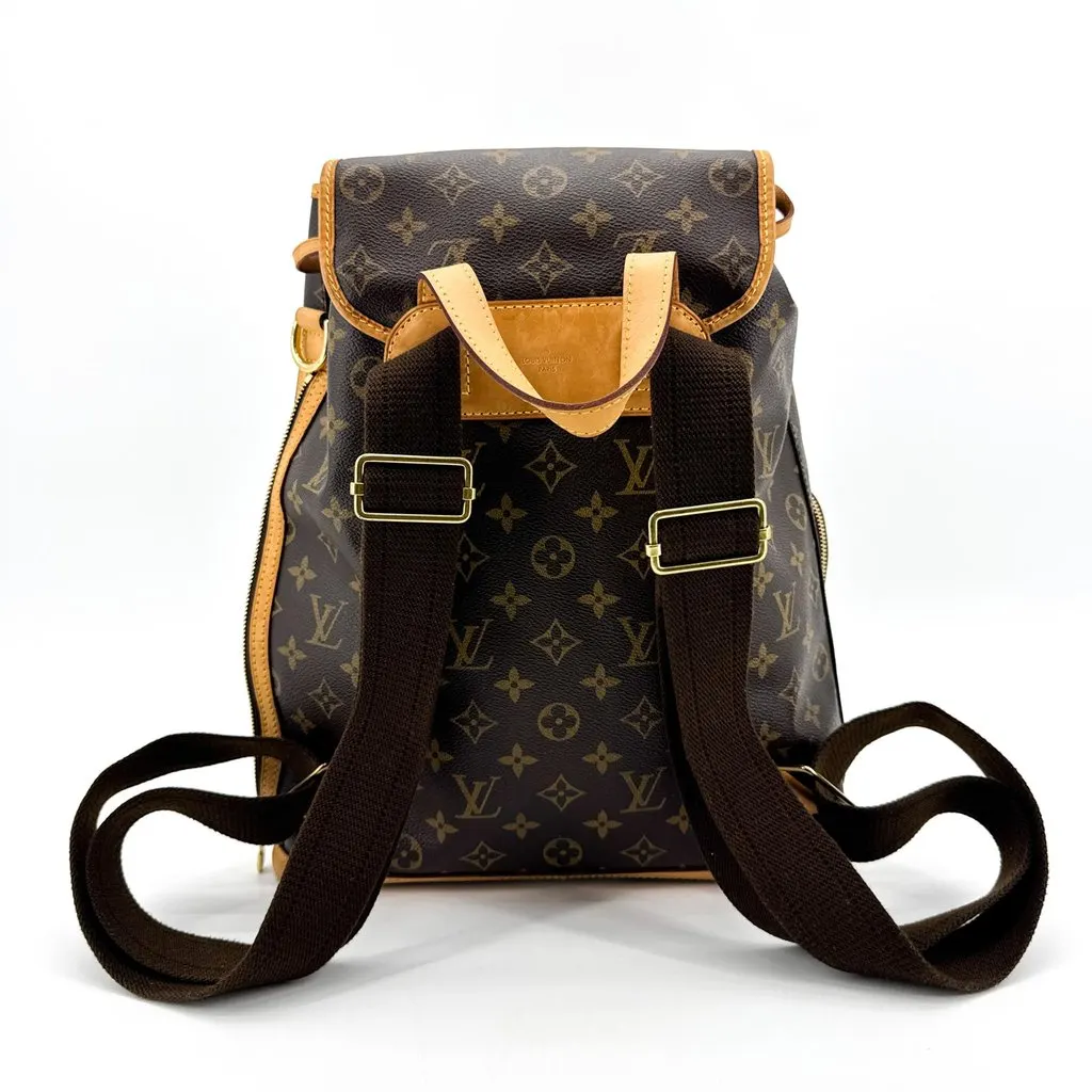 Louis Vuitton Monogram Bosphore Backpack Brown Beige Canvas Very good - Inside View