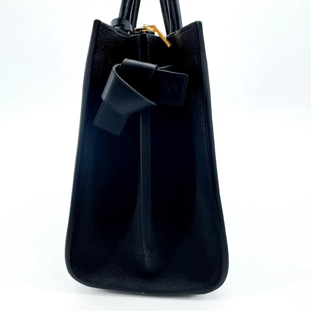 Louis Vuitton Very Tote MM Black Black Leather Good - Inside View