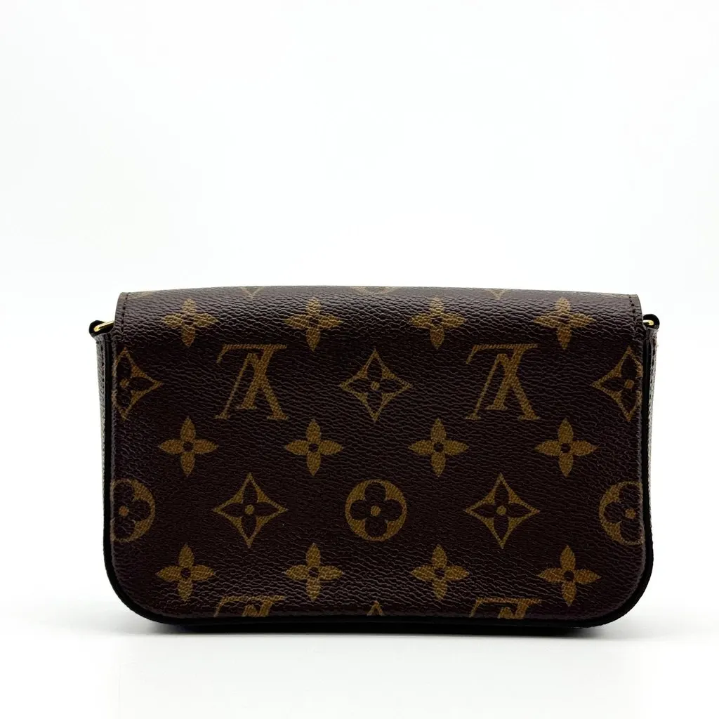 Louis Vuitton Pochette Felicie Monogram Brown Brown Canvas Very good - Inside View