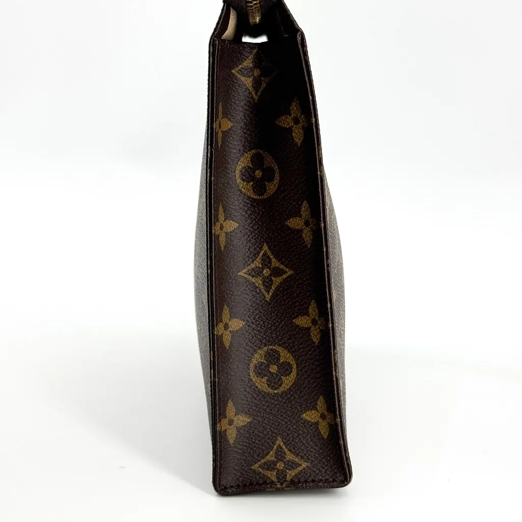Louis Vuitton Monogram Pochette Toilette 26 Brown Canvas Good - Box View