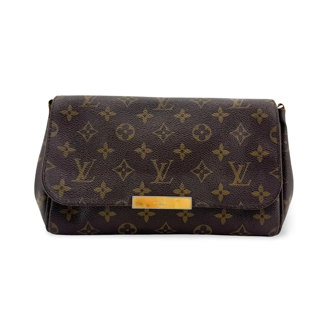 Louis Vuitton Monogram Favorite PM Brown Canvas Good - Front View