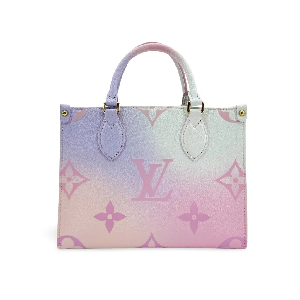 Louis Vuitton Onthego PM Monogram Empreinte Guimauve MultiColor Leather Very good - Front View