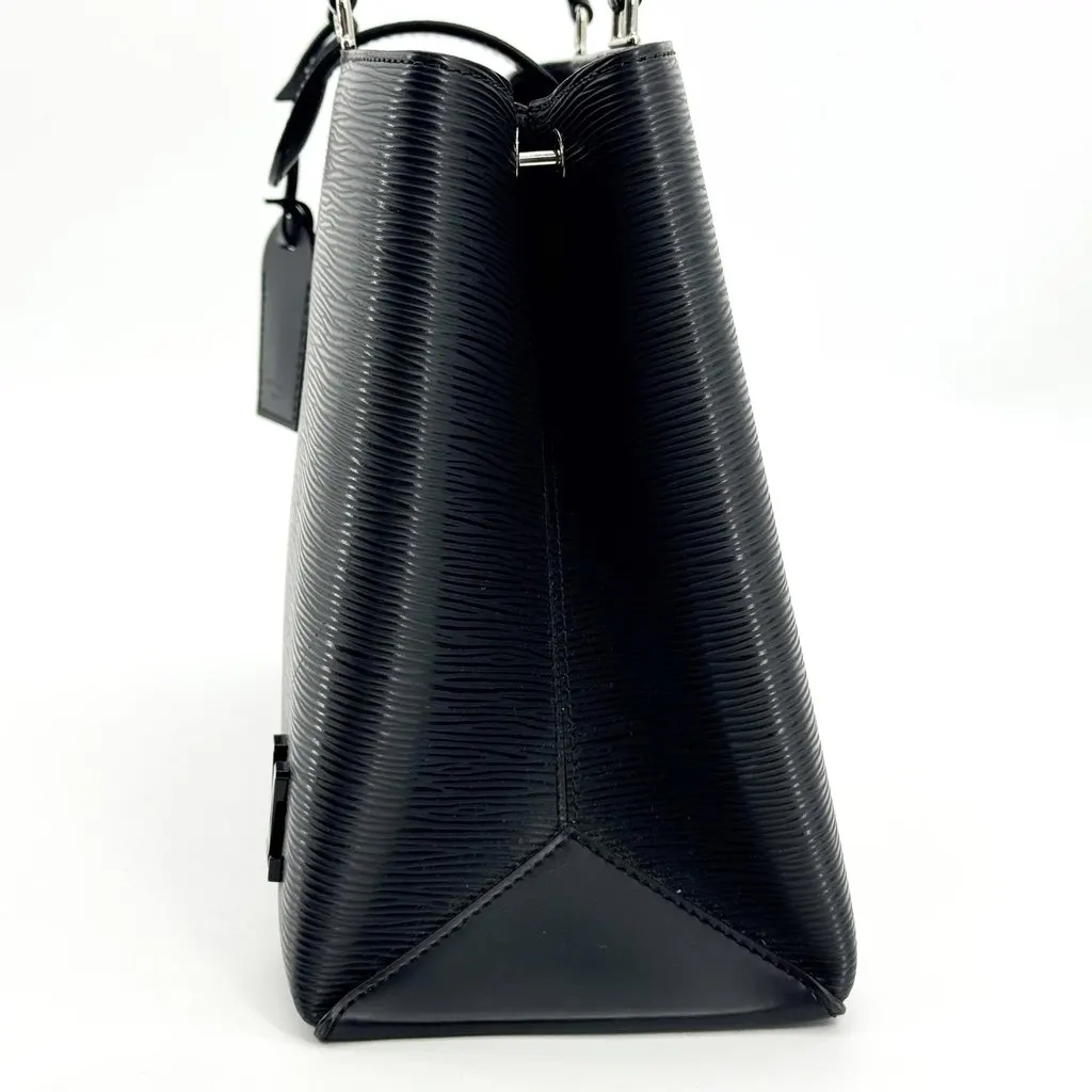 Louis Vuitton Epi Pont Neuf Black Black Leather Good - Model View