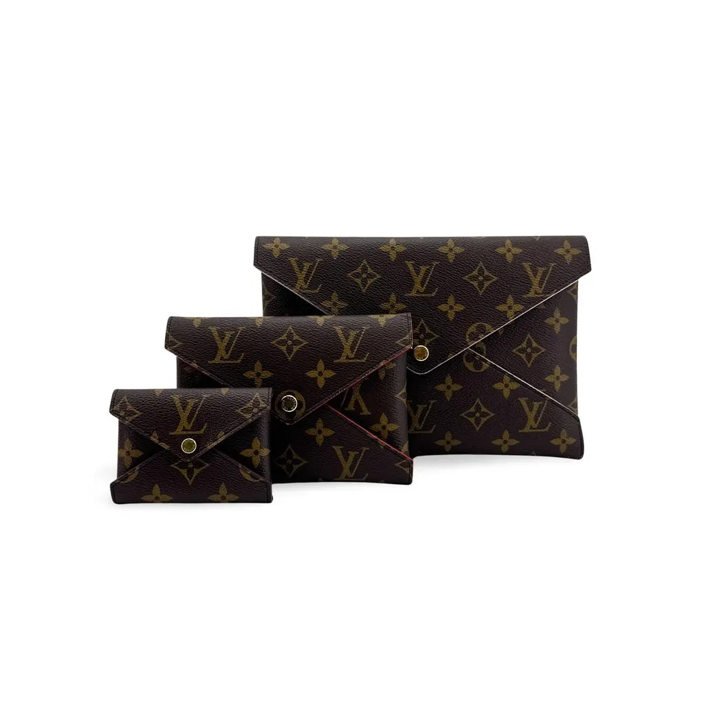 Louis Vuitton Pochette Kirigami Monogram Brown Canvas Very good - Front View