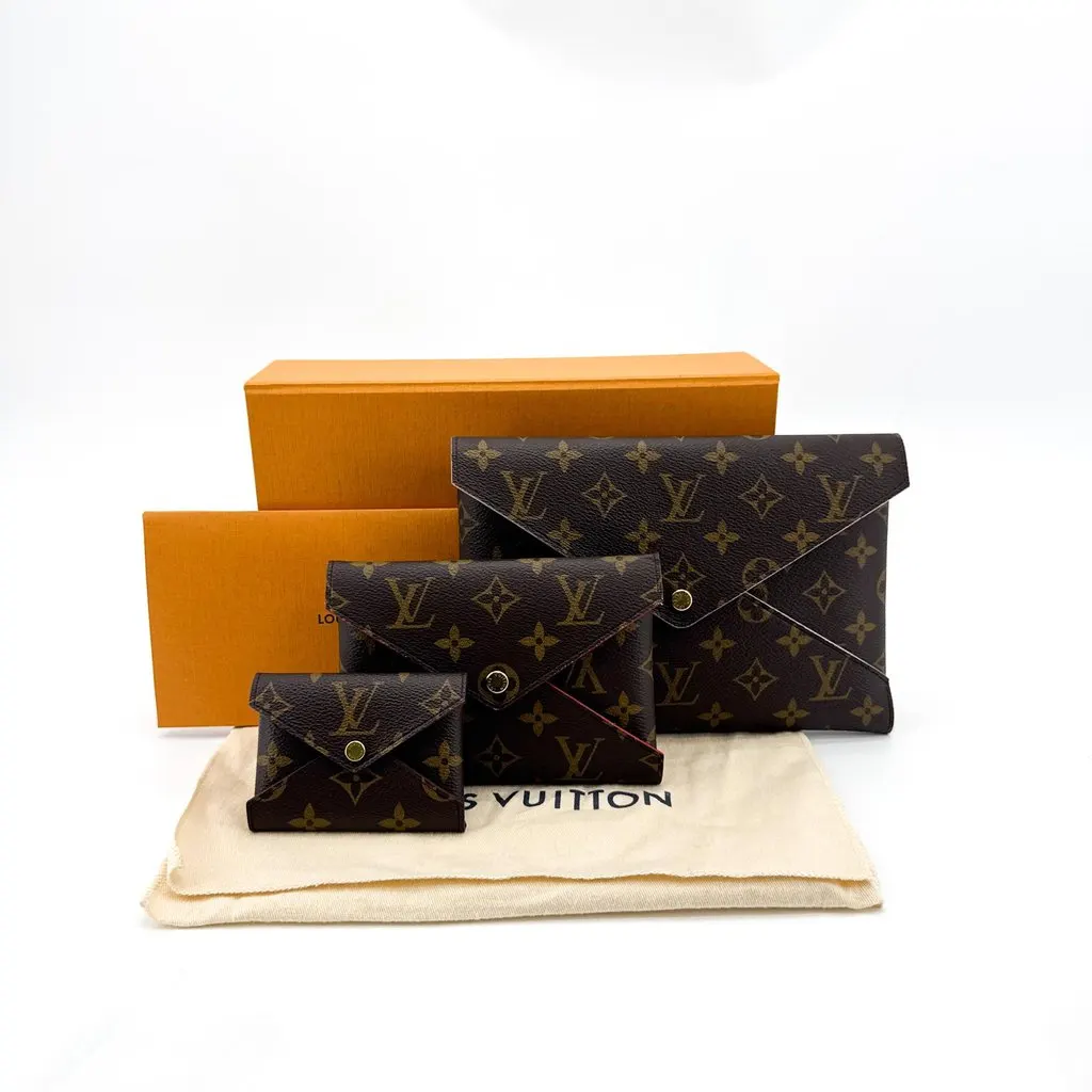 Louis Vuitton Pochette Kirigami Monogram Brown Canvas Very good - Back View
