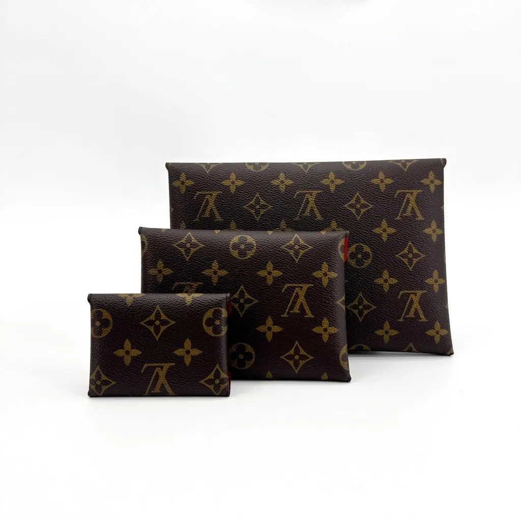Louis Vuitton Pochette Kirigami Monogram Brown Canvas Very good - Inside View