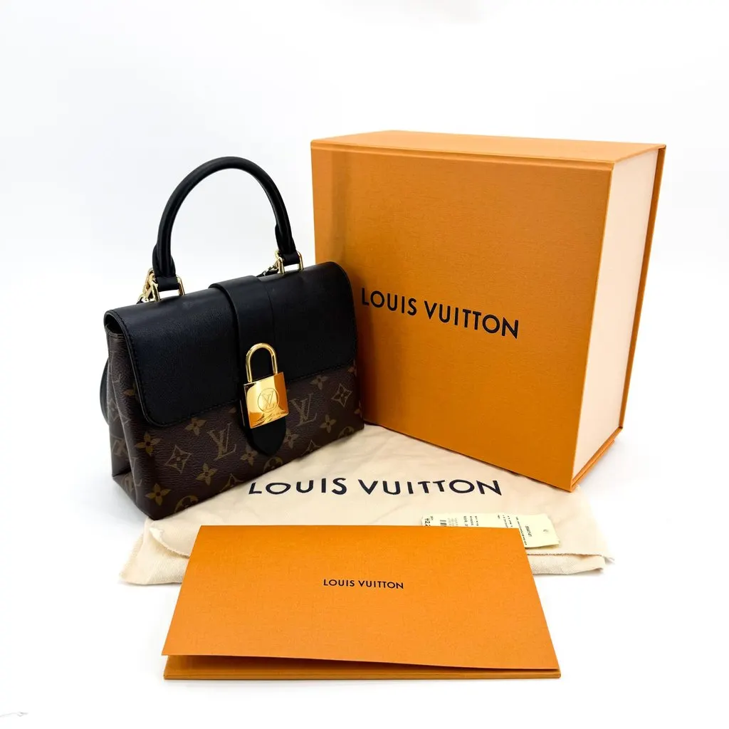 Louis Vuitton Locky BB Monogram Noir Black Canvas Very good - Back View