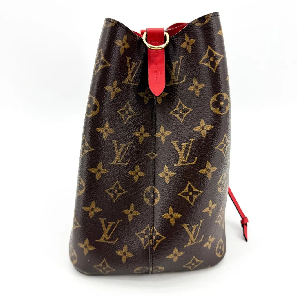 Louis Vuitton NéoNoé MM Monogram Coquelicot Brown Canvas Very good - Box View
