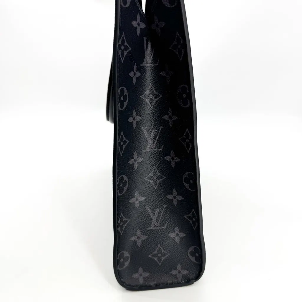 Louis Vuitton Explorer Briefcase Monogram Eclipse Black Black Canvas Very good - Box View
