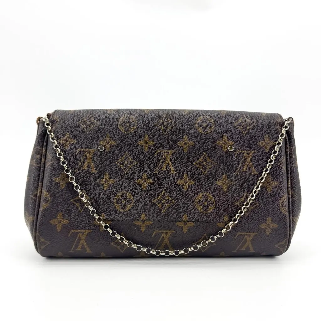 Louis Vuitton Monogram Favorite PM Brown Canvas Good - Back View