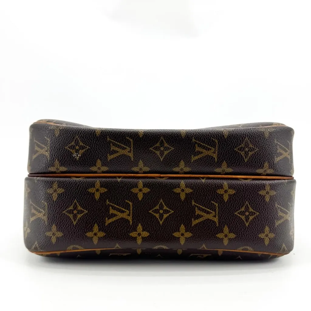Louis Vuitton Monogram Compiegne 28 Clutch Bag Brown Brown Canvas Good - Box View