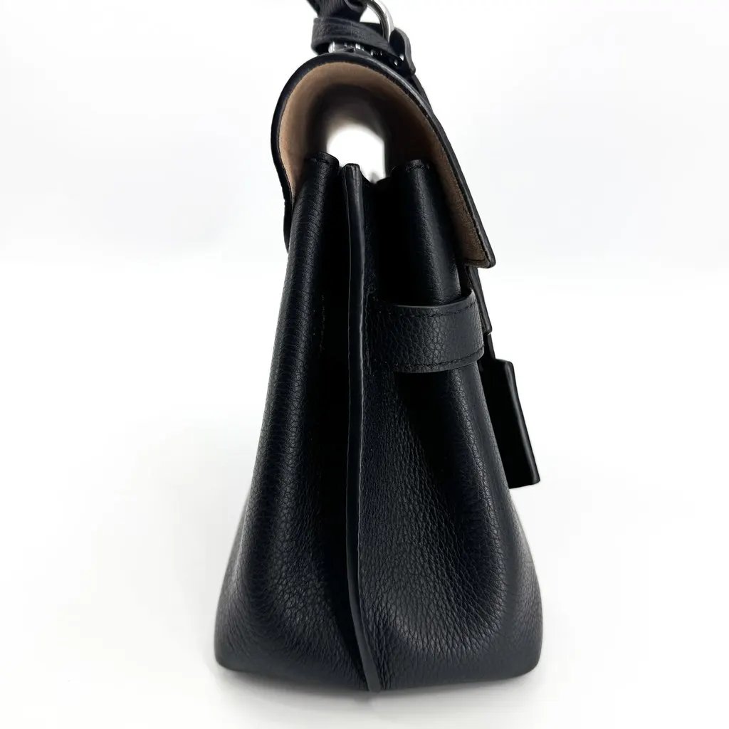 Louis Vuitton Lockme Ever Mini Black Silver Hardware Black Leather Good - Box View