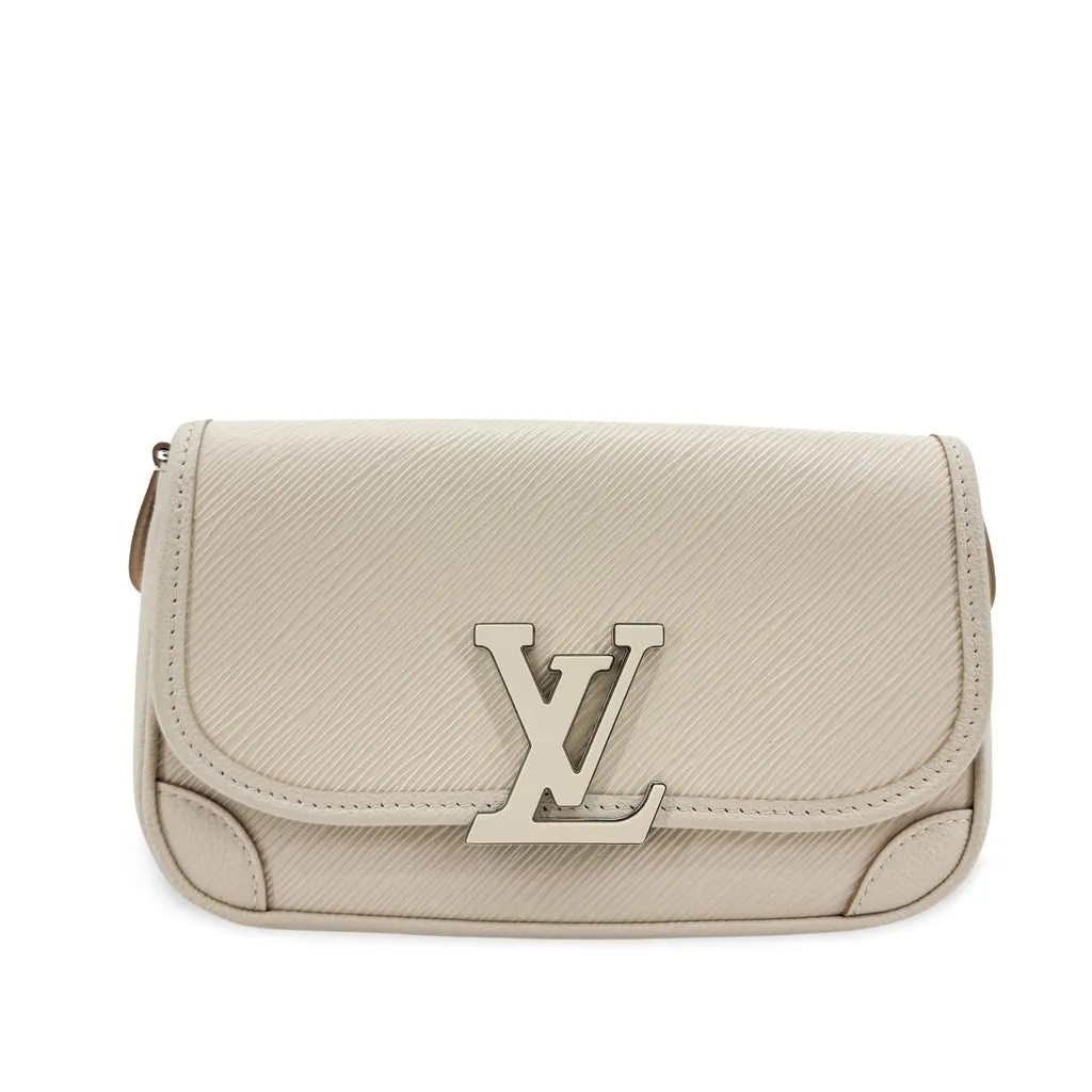 Louis Vuitton Epi Buci Shoulder Bag Quartz Beige Leather Good - Front View