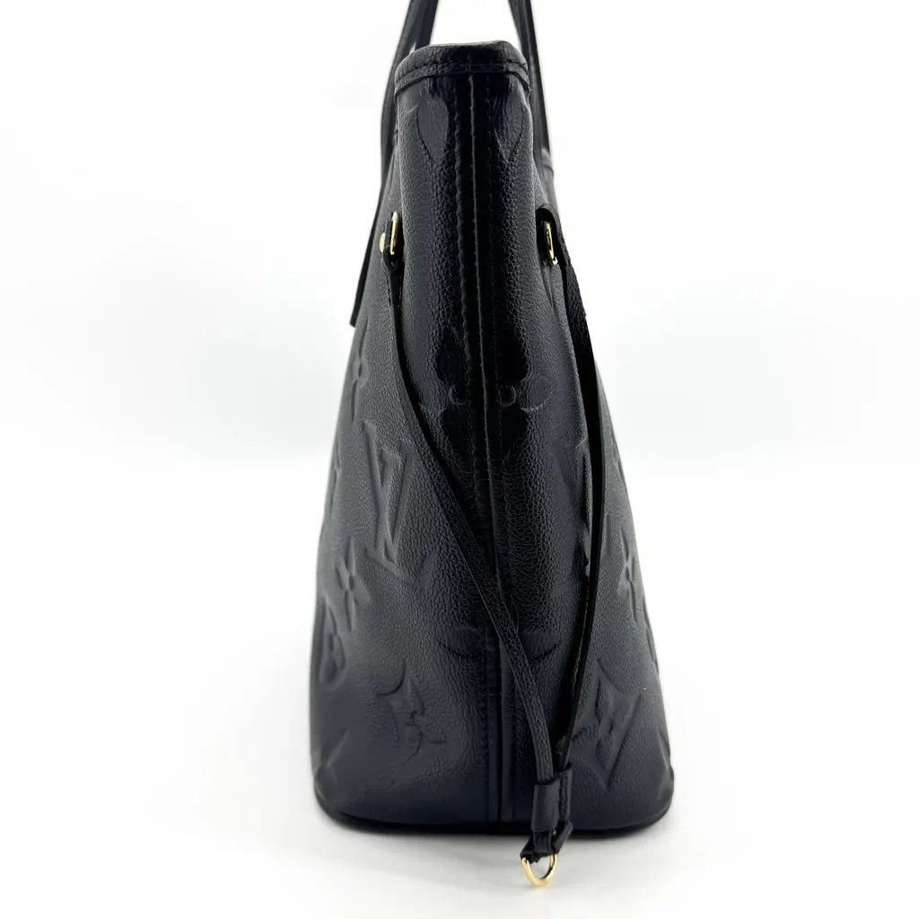 Louis Vuitton Neverfull MM Monogram Empreinte Black Black Leather Very good - Model View