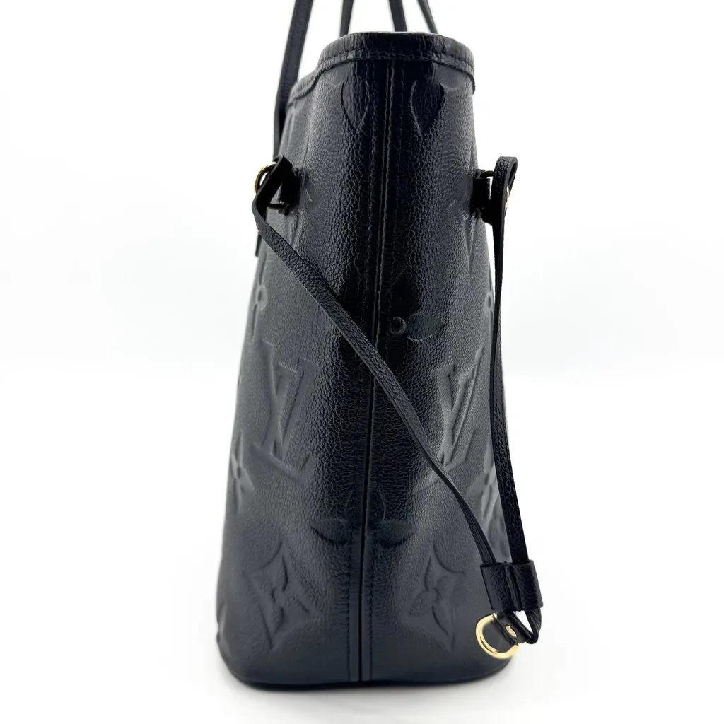 Louis Vuitton Neverfull MM Monogram Empreinte Black Black Leather Very good - Box View