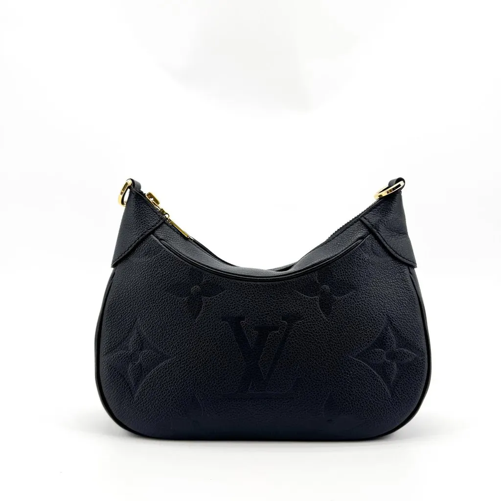 Louis Vuitton Bagatelle Monogram Empreinte Black Black Leather Very good - Back View