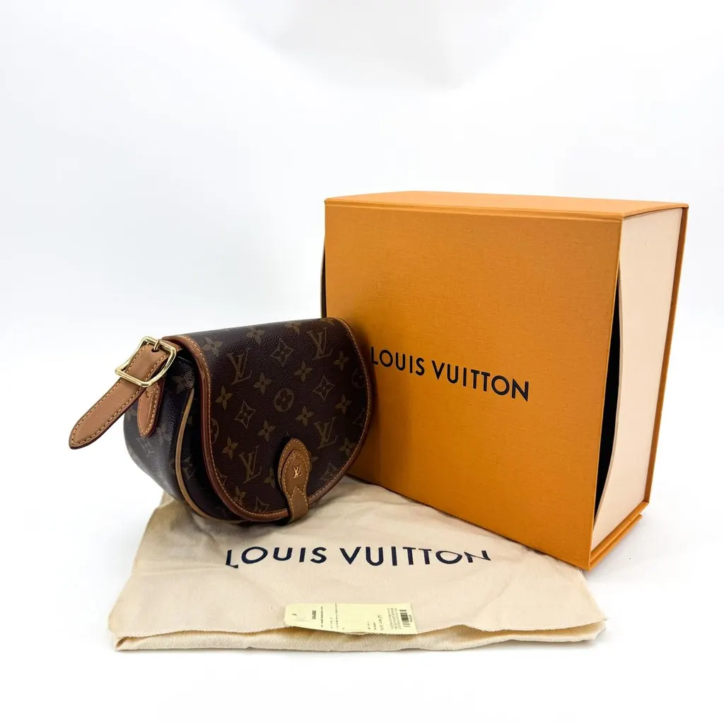 Louis Vuitton Monogram Chantilly PM Beige Canvas Good - Back View