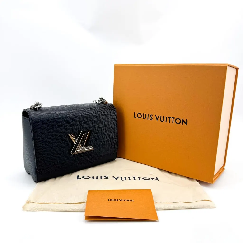 Louis Vuitton Twist PM Epi Silver Hardware Black Black Leather Very good - Back View