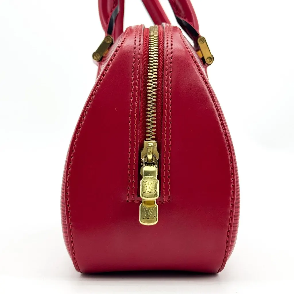 Louis Vuitton Epi Jasmin Bag Red Red Leather Good - Model View