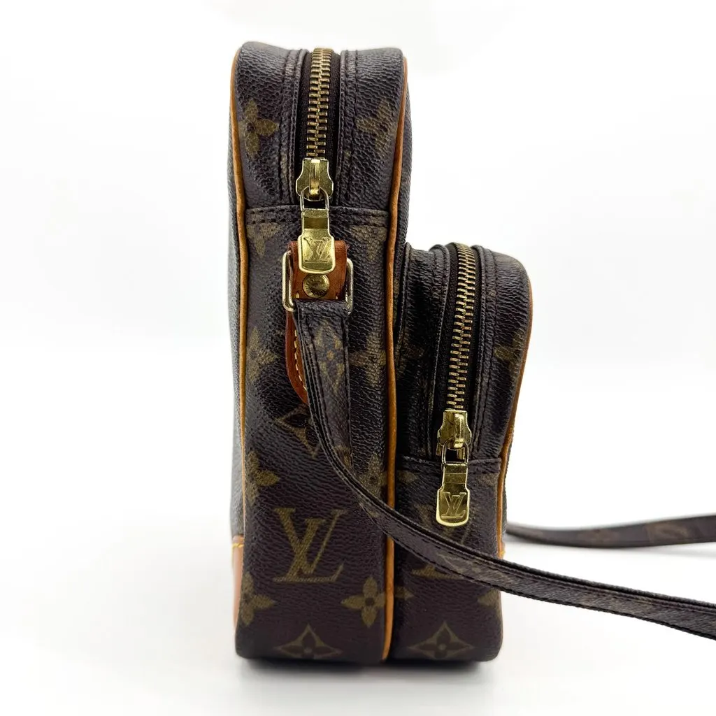 Louis Vuitton Monogram Amazone Crossbody Bag Brown Canvas Fair - Inside View