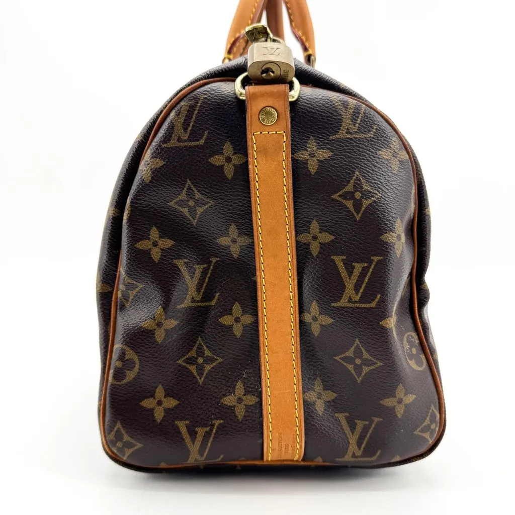 Louis Vuitton Monogram Speedy 30 Brown Canvas Good - Box View