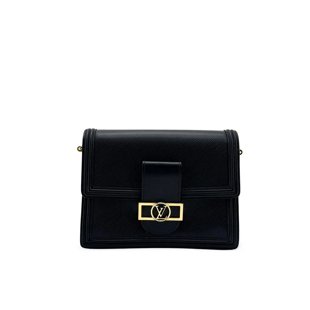 Louis Vuitton Passy Epi Black Gold Black Leather Very good - Front View