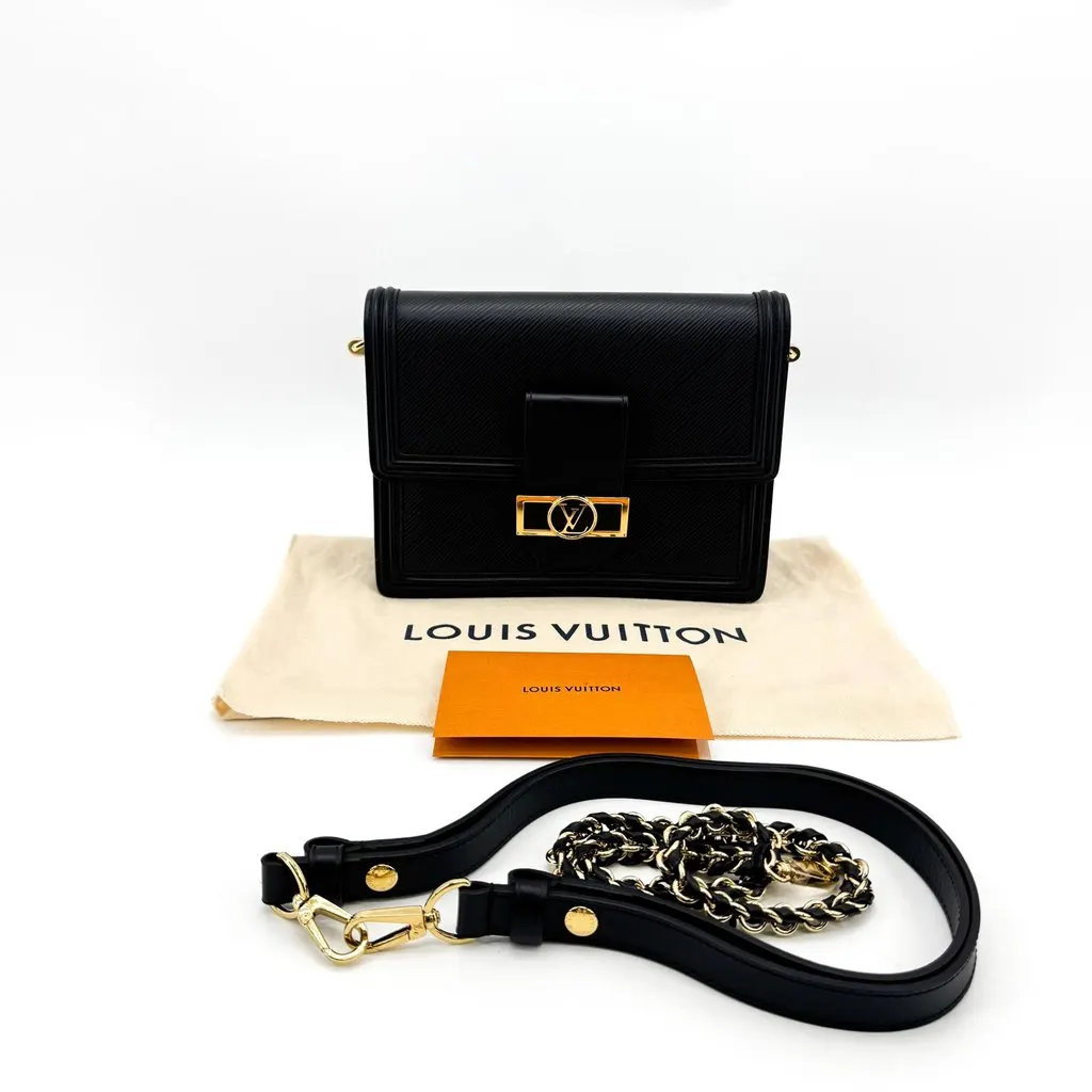 Louis Vuitton Passy Epi Black Gold Black Leather Very good - Back View