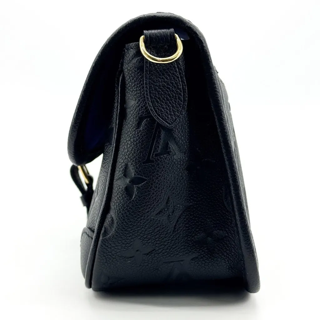Louis Vuitton Saumur BB Monogram Empreinte Black Black Leather Very good - Model View