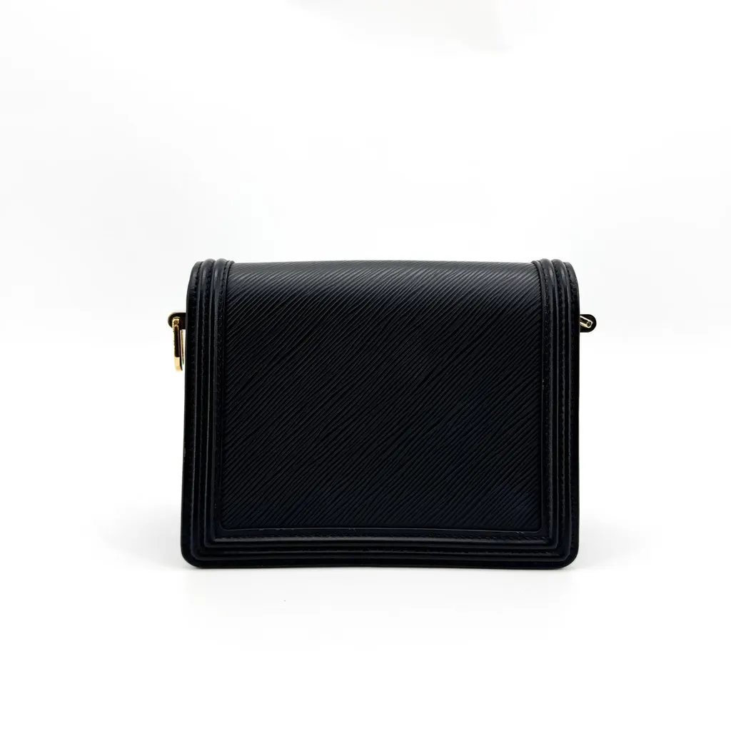 Louis Vuitton Dauphine Mini Epi Black Black Leather Very good - Inside View