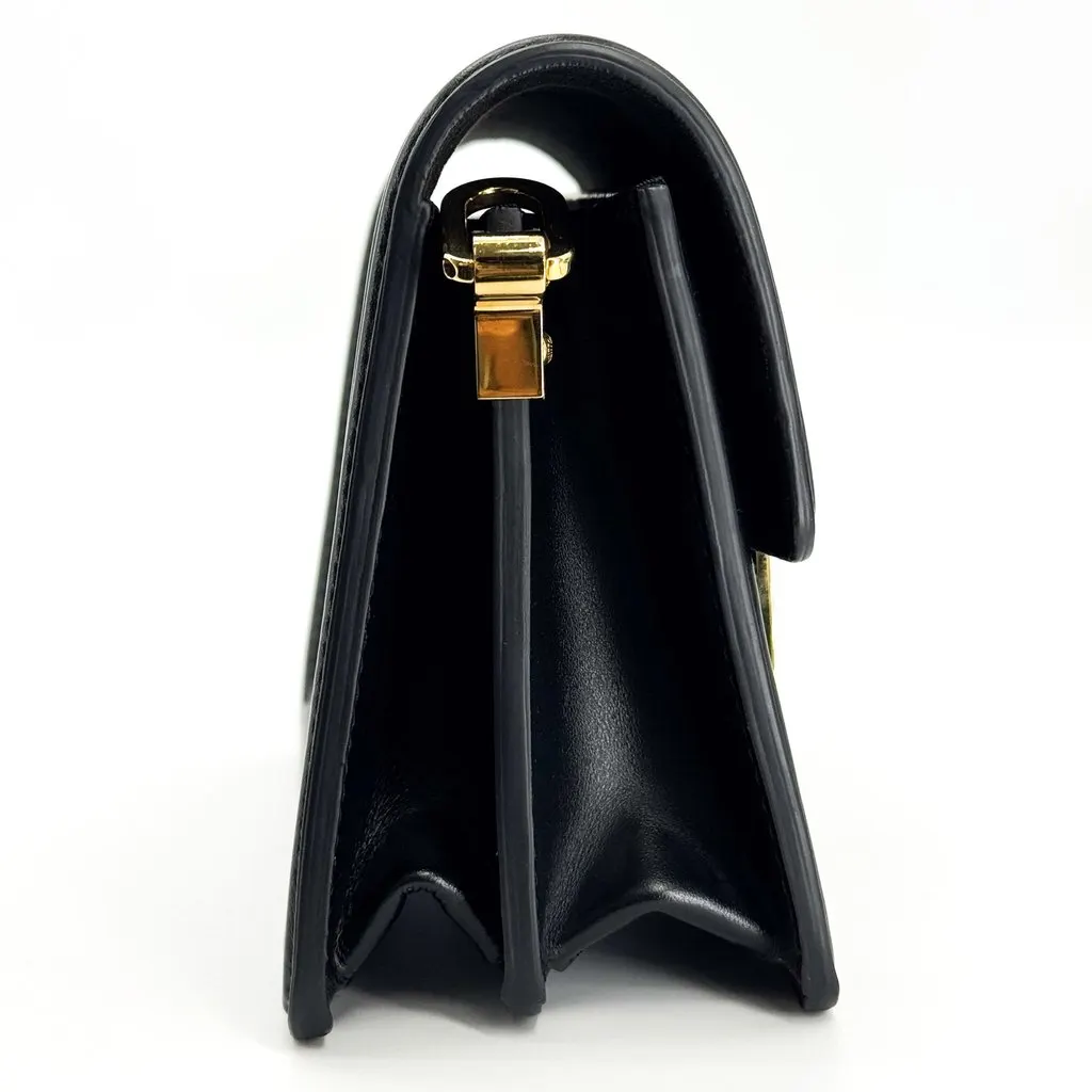 Louis Vuitton Dauphine Mini Epi Black Black Leather Very good - Model View
