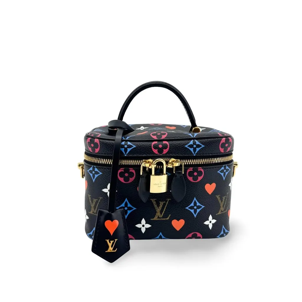 Louis Vuitton Game On Vanity PM Black Black Canvas Very good - Front View