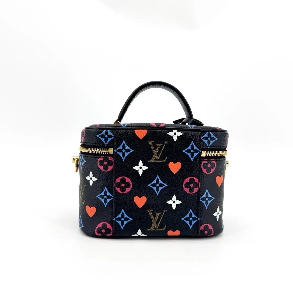 Louis Vuitton Game On Vanity PM Black Black Canvas Very good - Inside View