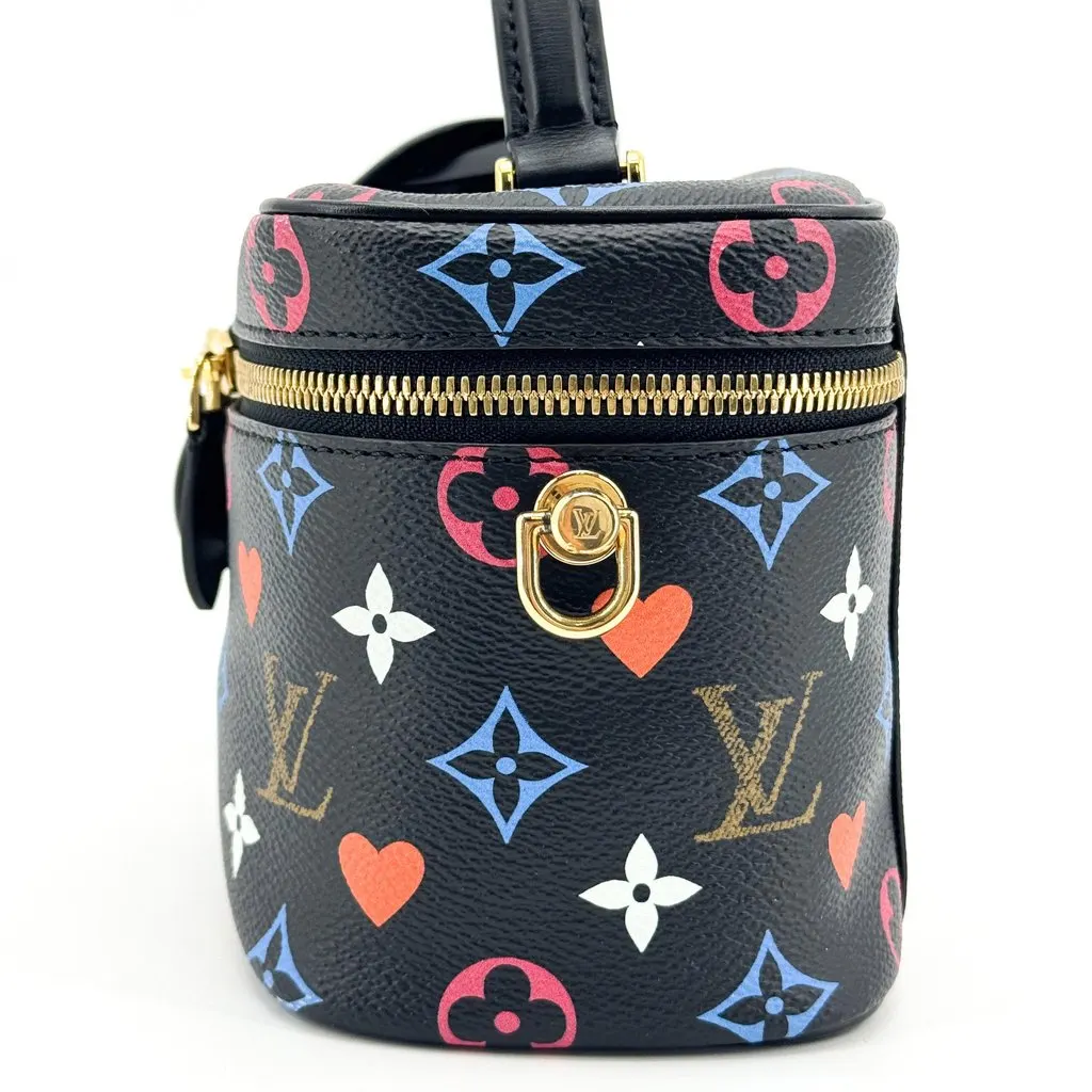 Louis Vuitton Game On Vanity PM Black Black Canvas Very good - Model View