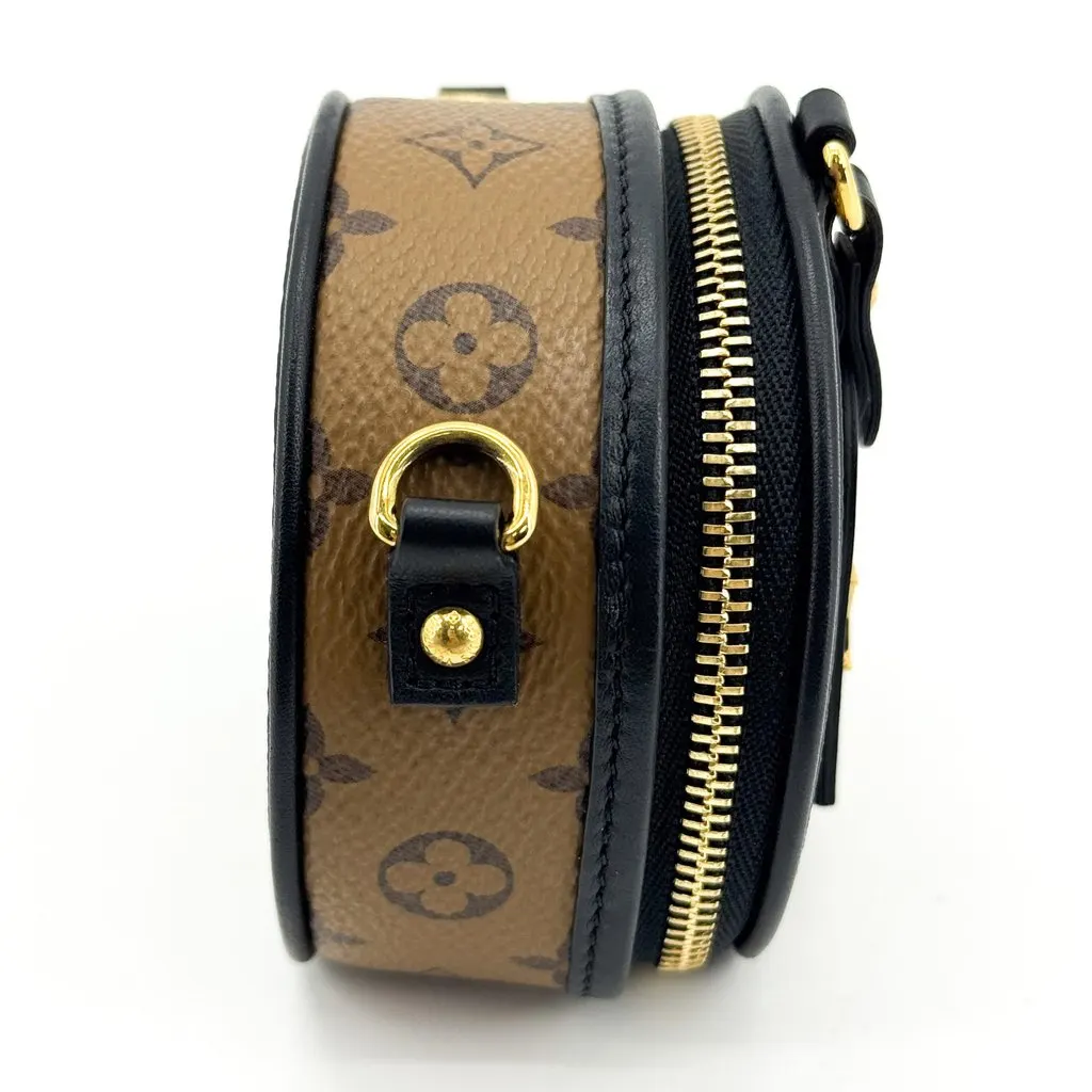 Louis Vuitton Monogram Micro Boite Chapeau Bag Charm Black Canvas Very good - Box View