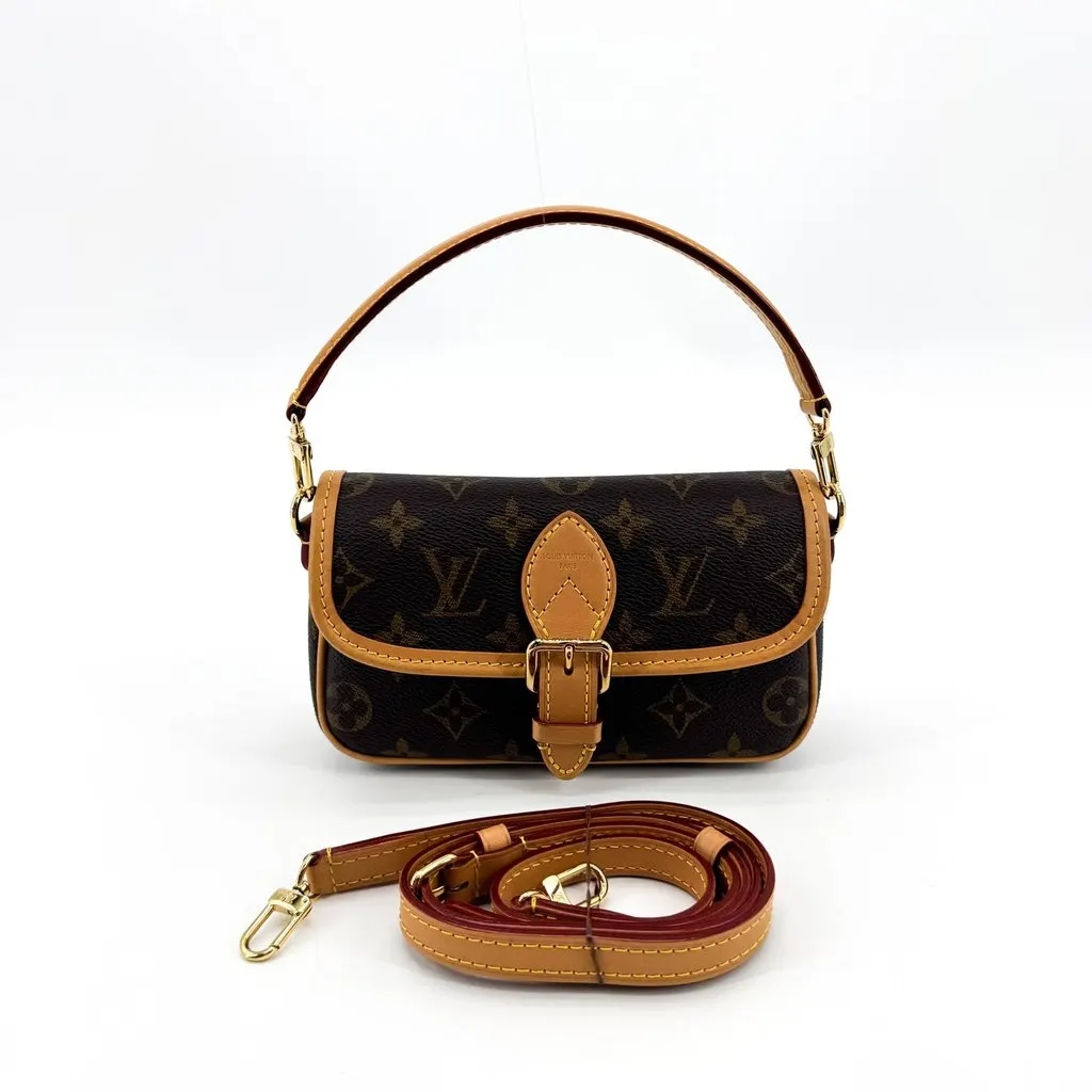 Louis Vuitton Monogram Mini Marelle Shoulder Bag Beige Canvas Very good - Back View