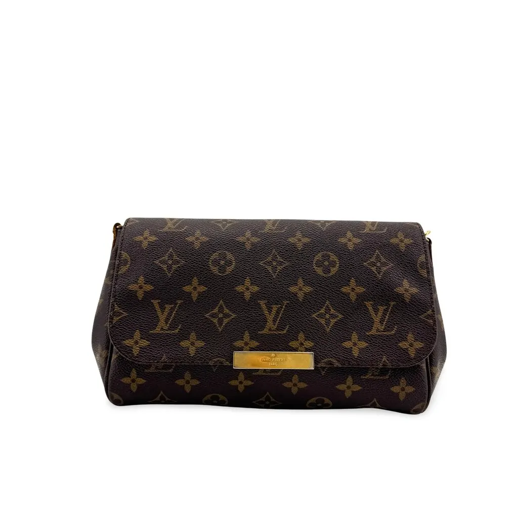 Louis Vuitton Favorite MM Monogram Brown Canvas Good - Front View
