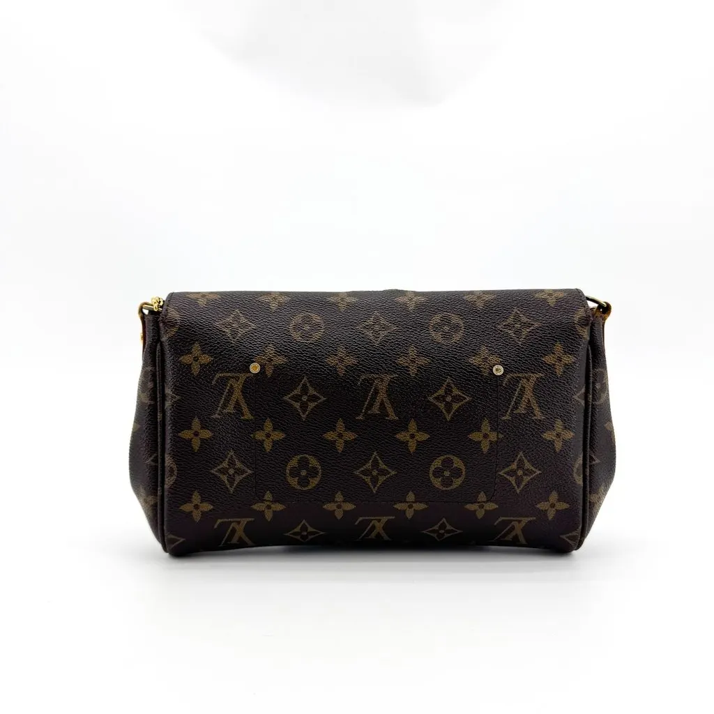 Louis Vuitton Monogram Favorite MM Brown Canvas Fair - Back View