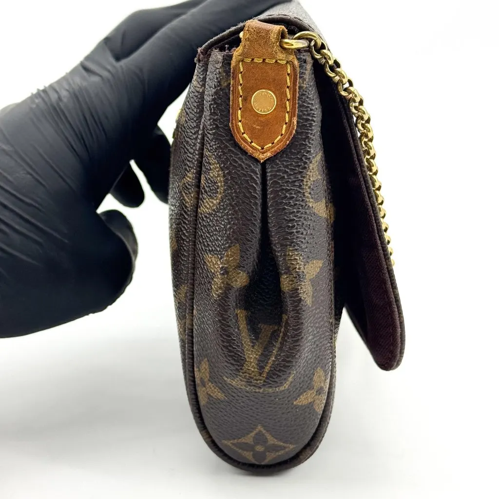 Louis Vuitton Monogram Favorite MM Brown Canvas Fair - Model View