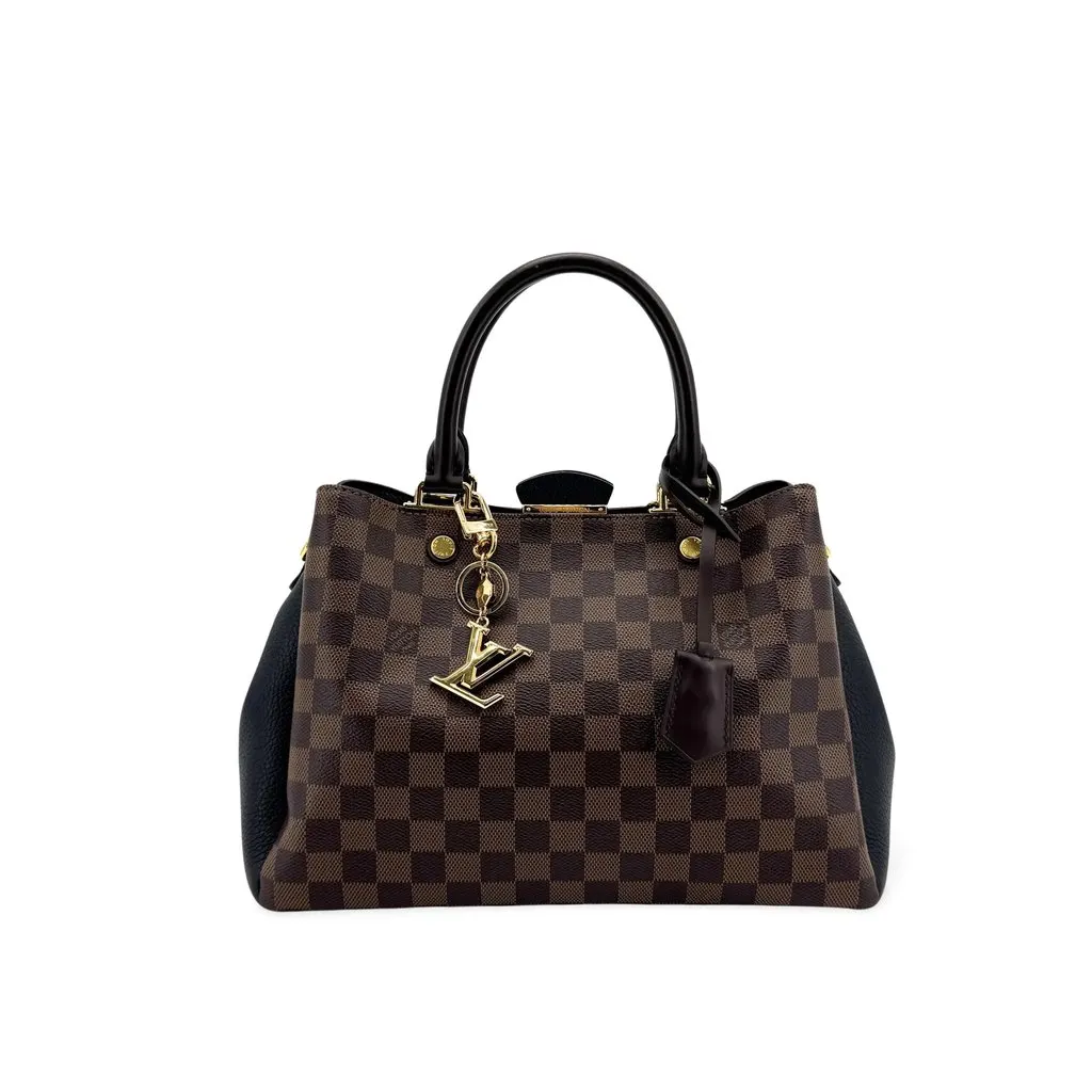Louis Vuitton Damier Ebene Normandy Noir Black Canvas Very good - Front View