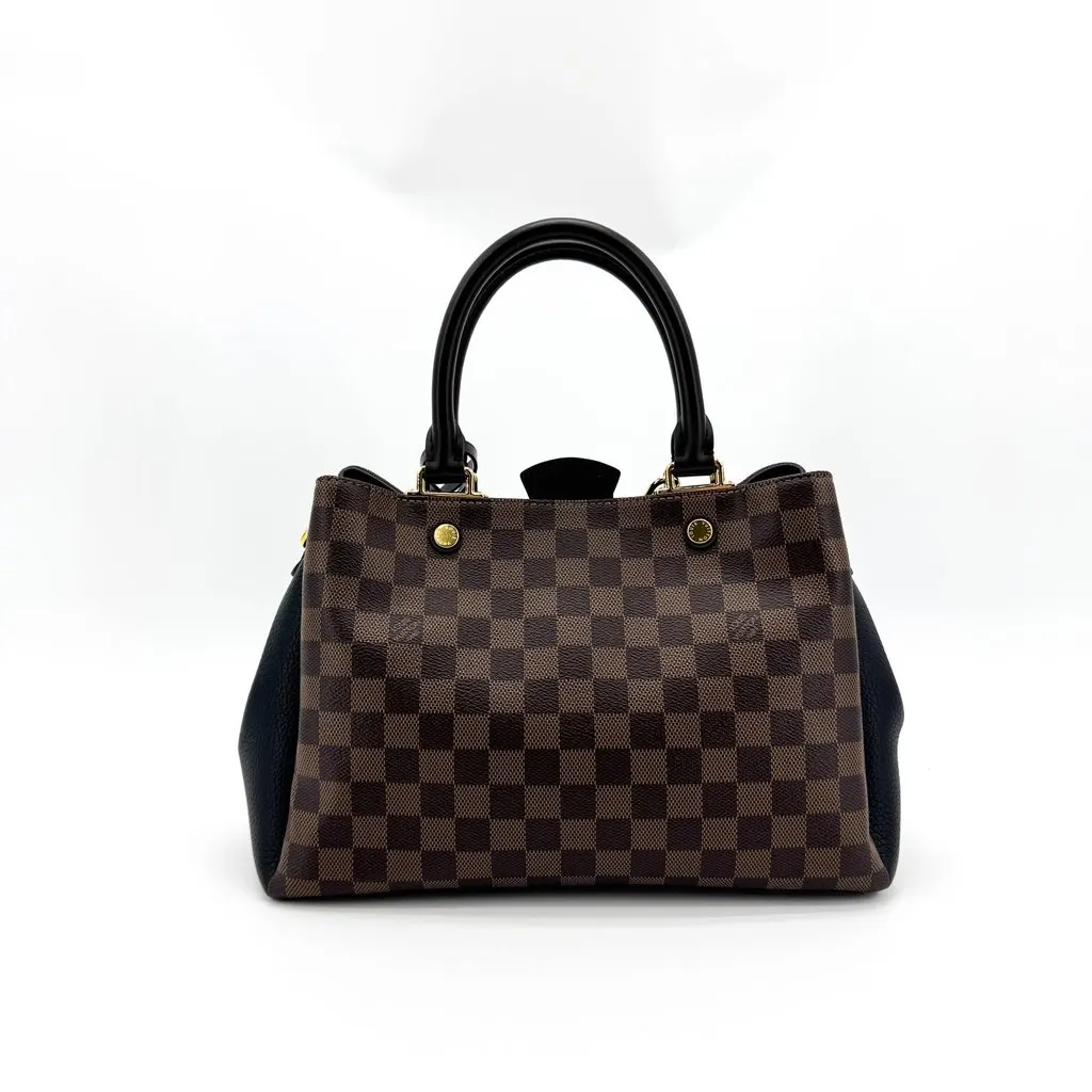 Louis Vuitton Damier Ebene Normandy Noir Black Canvas Very good - Inside View