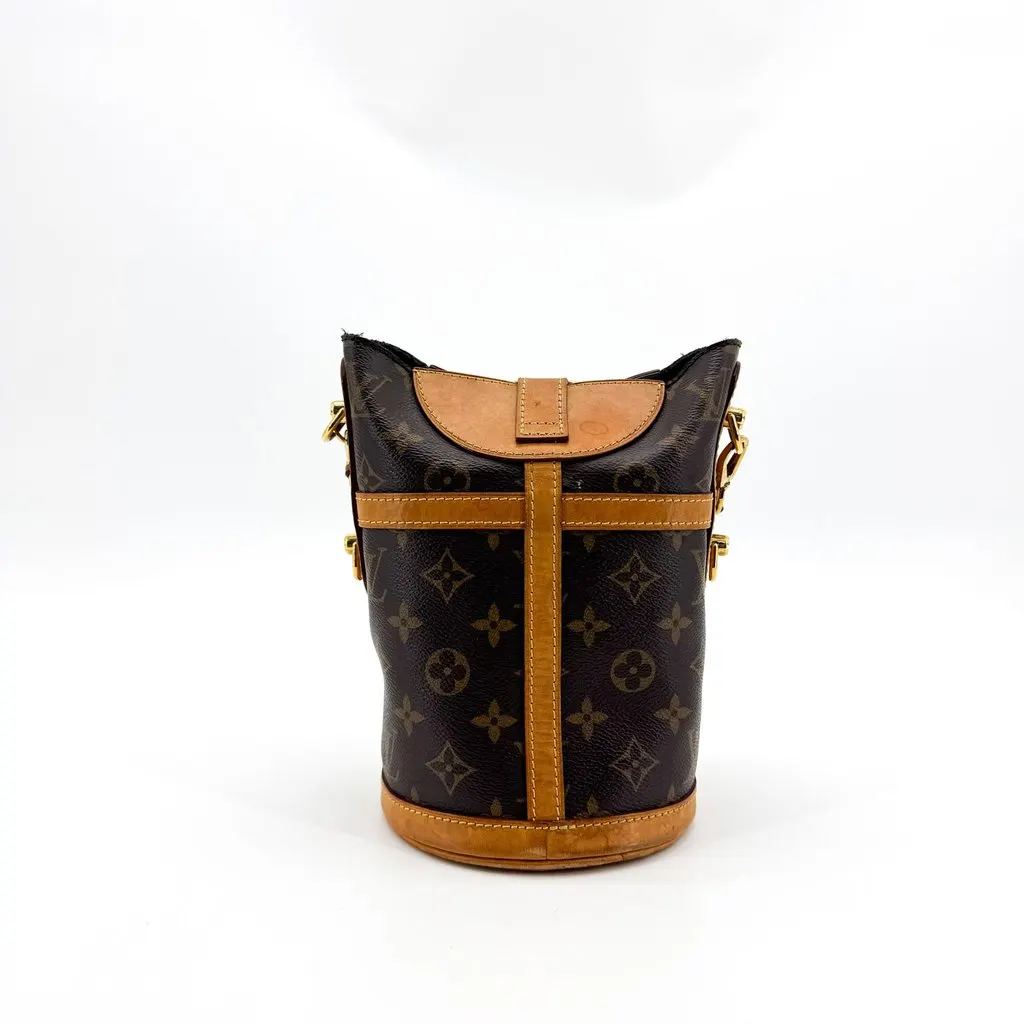 Louis Vuitton Monogram Double Blason Shoulder Bag Beige Canvas Fair - Inside View