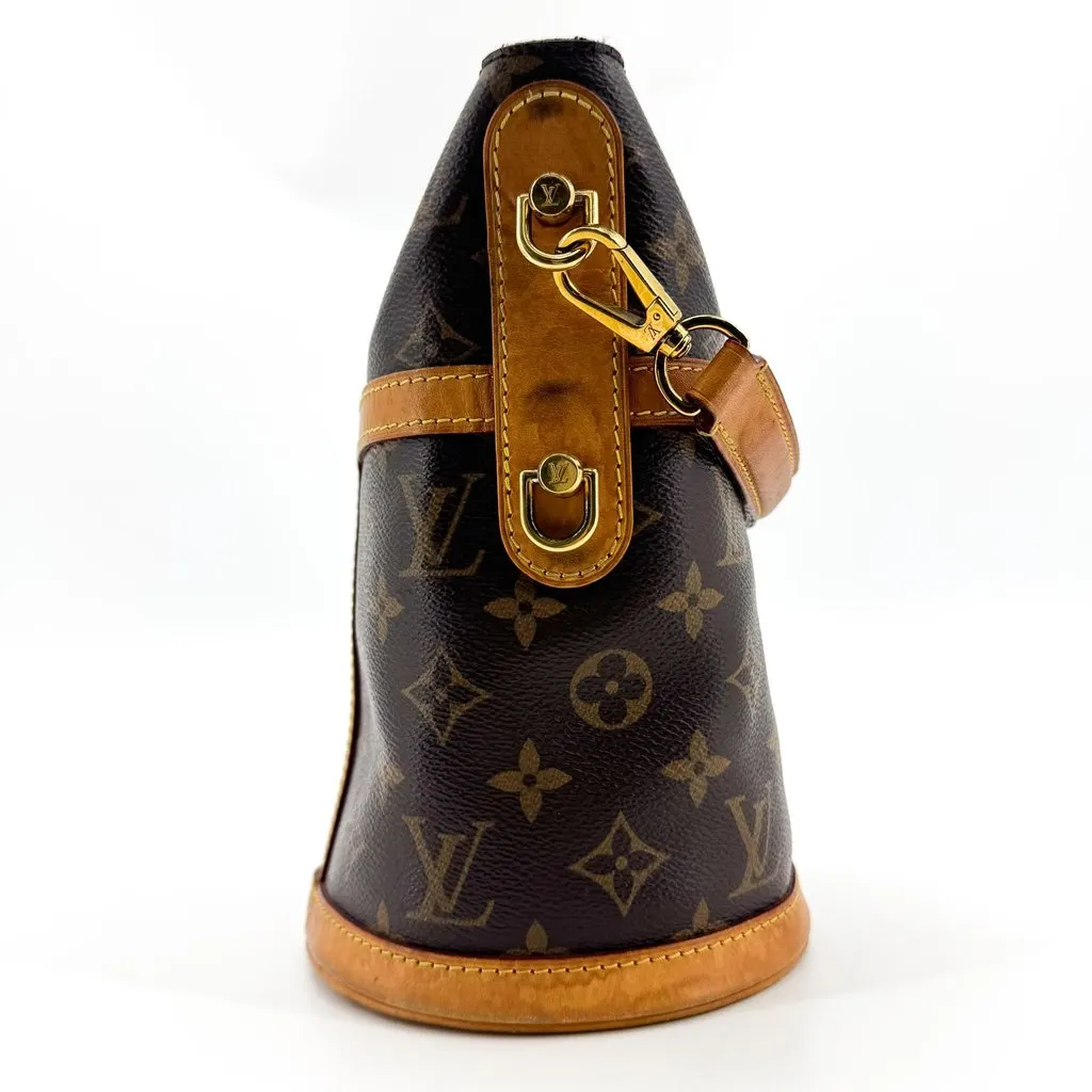 Louis Vuitton Monogram Double Blason Shoulder Bag Beige Canvas Fair - Box View