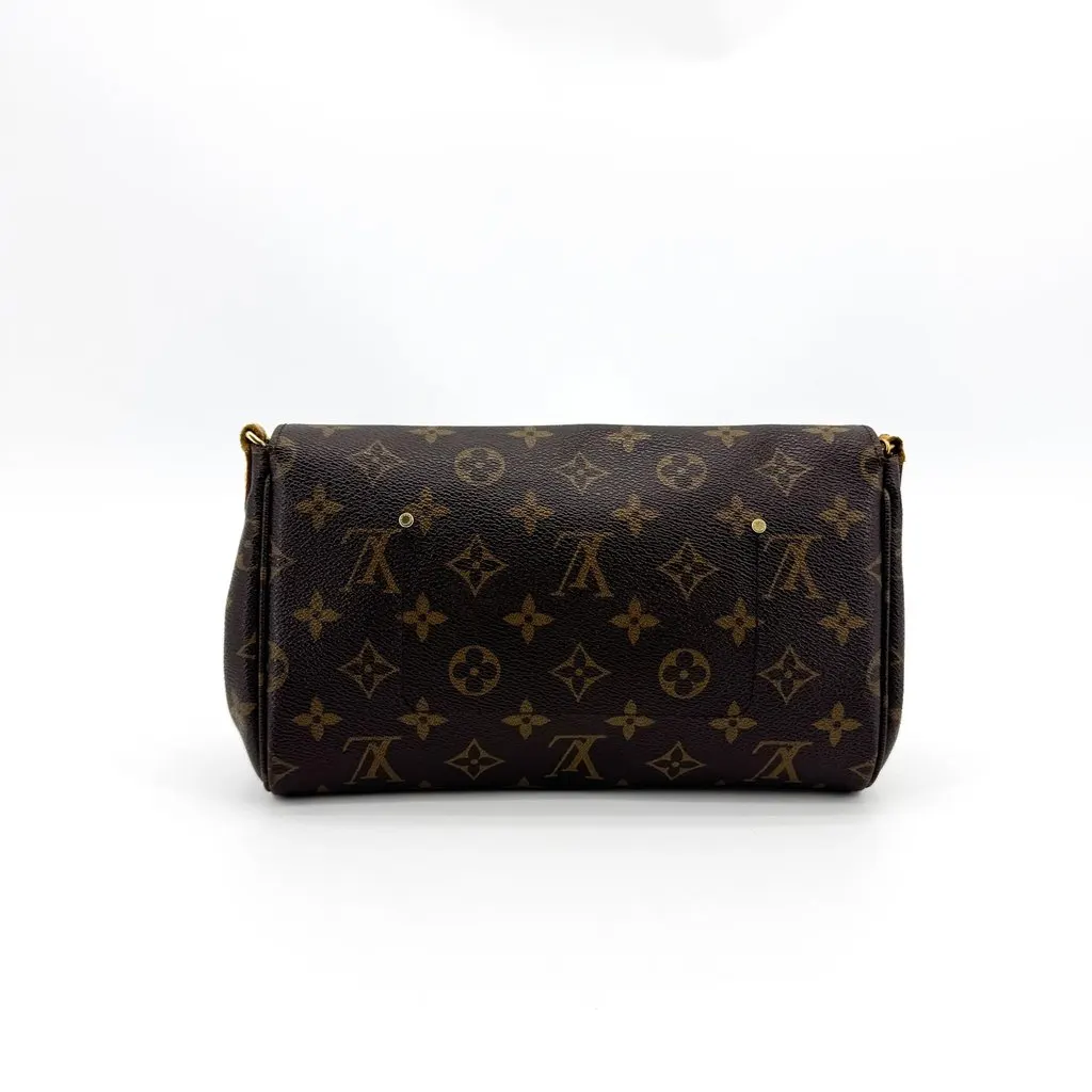 Louis Vuitton Monogram Favorite PM Brown Canvas Fair - Back View