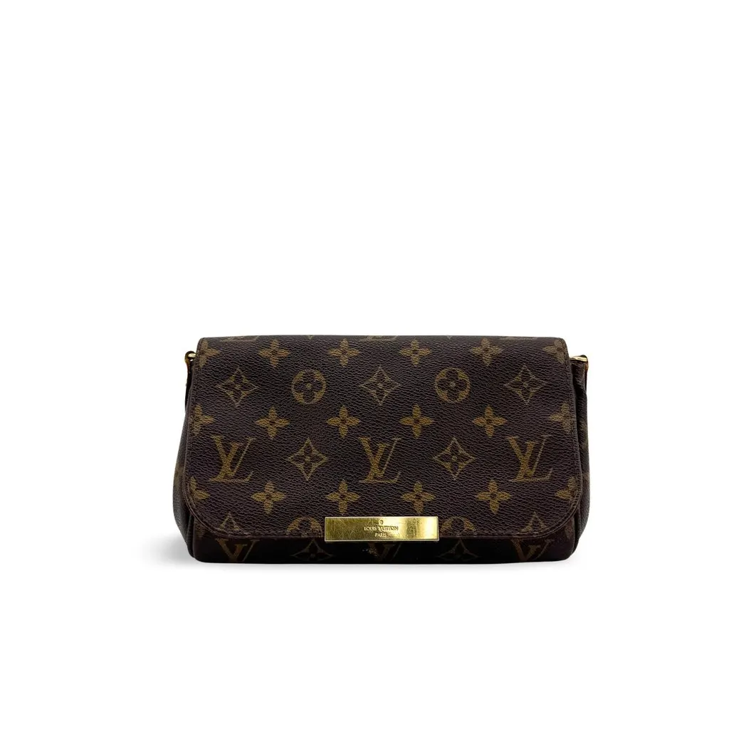 Louis Vuitton Monogram Favorite PM Brown Canvas Good - Front View
