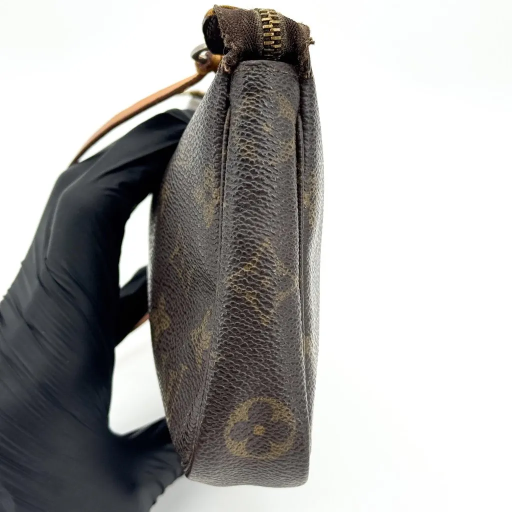 Louis Vuitton Monogram Pochette Accessoires Brown Canvas Good - Box View