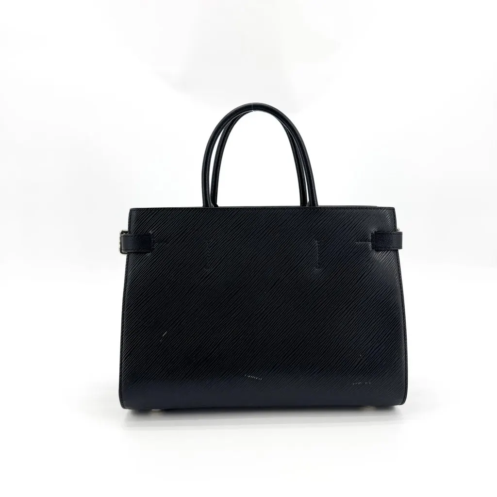 Louis Vuitton Twist Tote Epi Black Black Leather Good - Inside View
