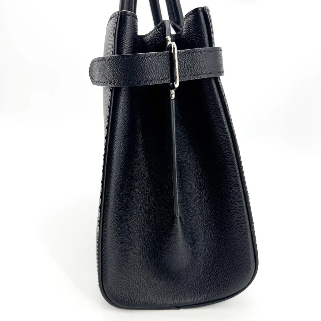 Louis Vuitton Twist Tote Epi Black Black Leather Good - Model View