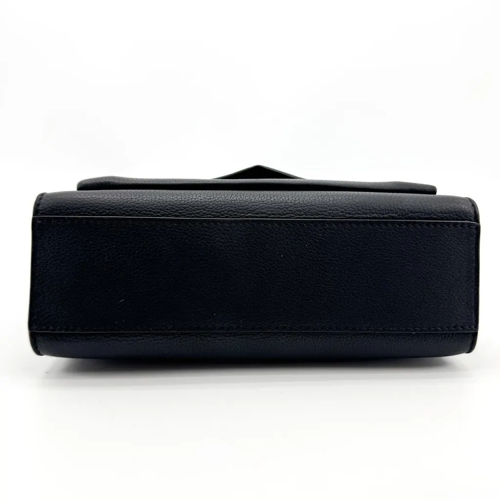 Louis Vuitton Lockme II BB Shoulder Bag Black Silver Hardware Black Leather Good - Box View